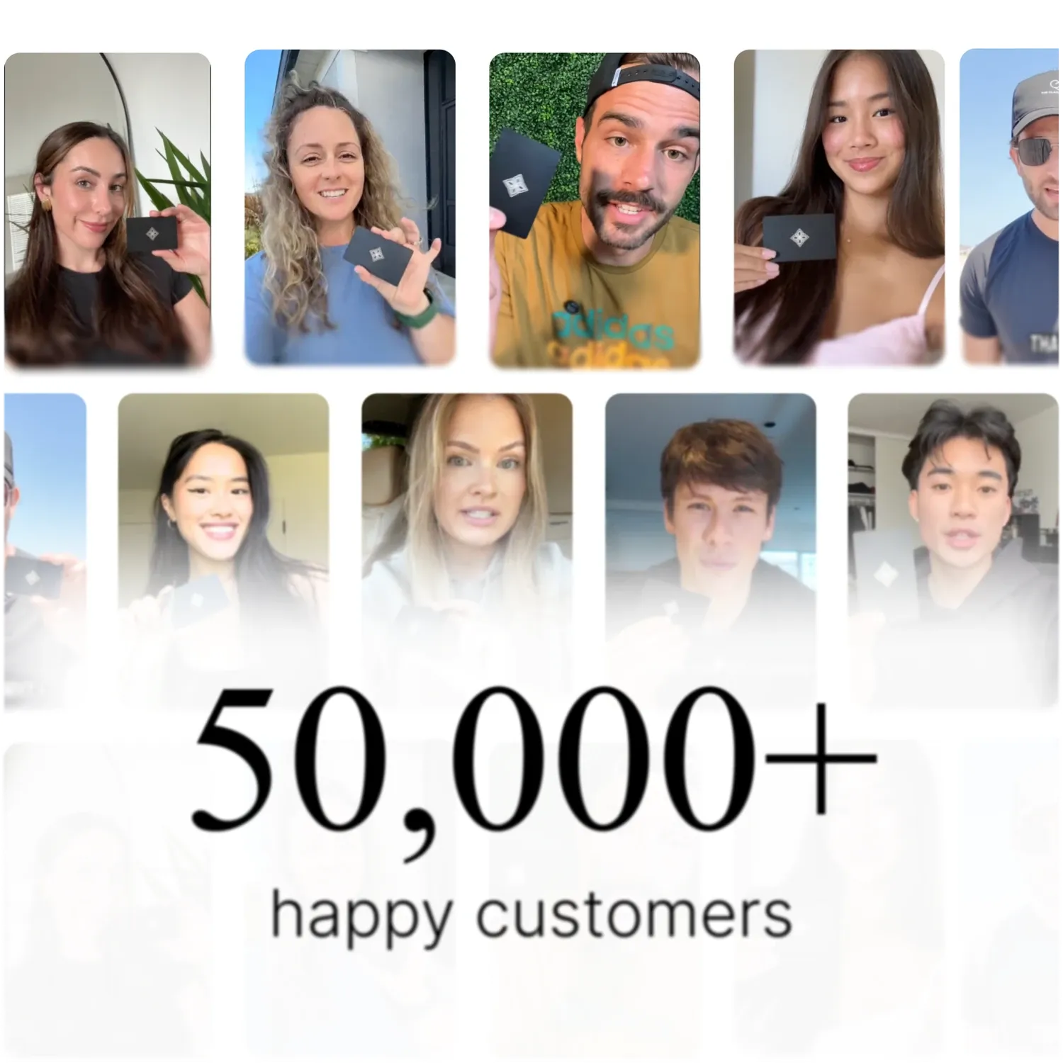 More than 50,000 happy customers