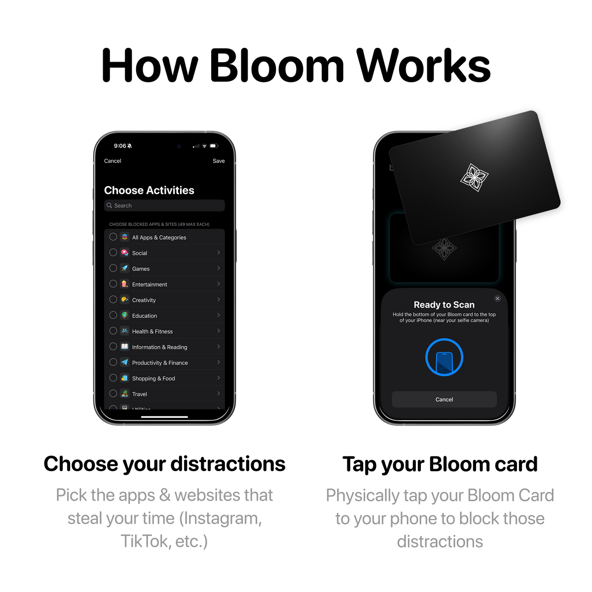 Bloom Android App Bloom Card - App Blocker & Screen Time Tool - As Seen On ABC's Shark T